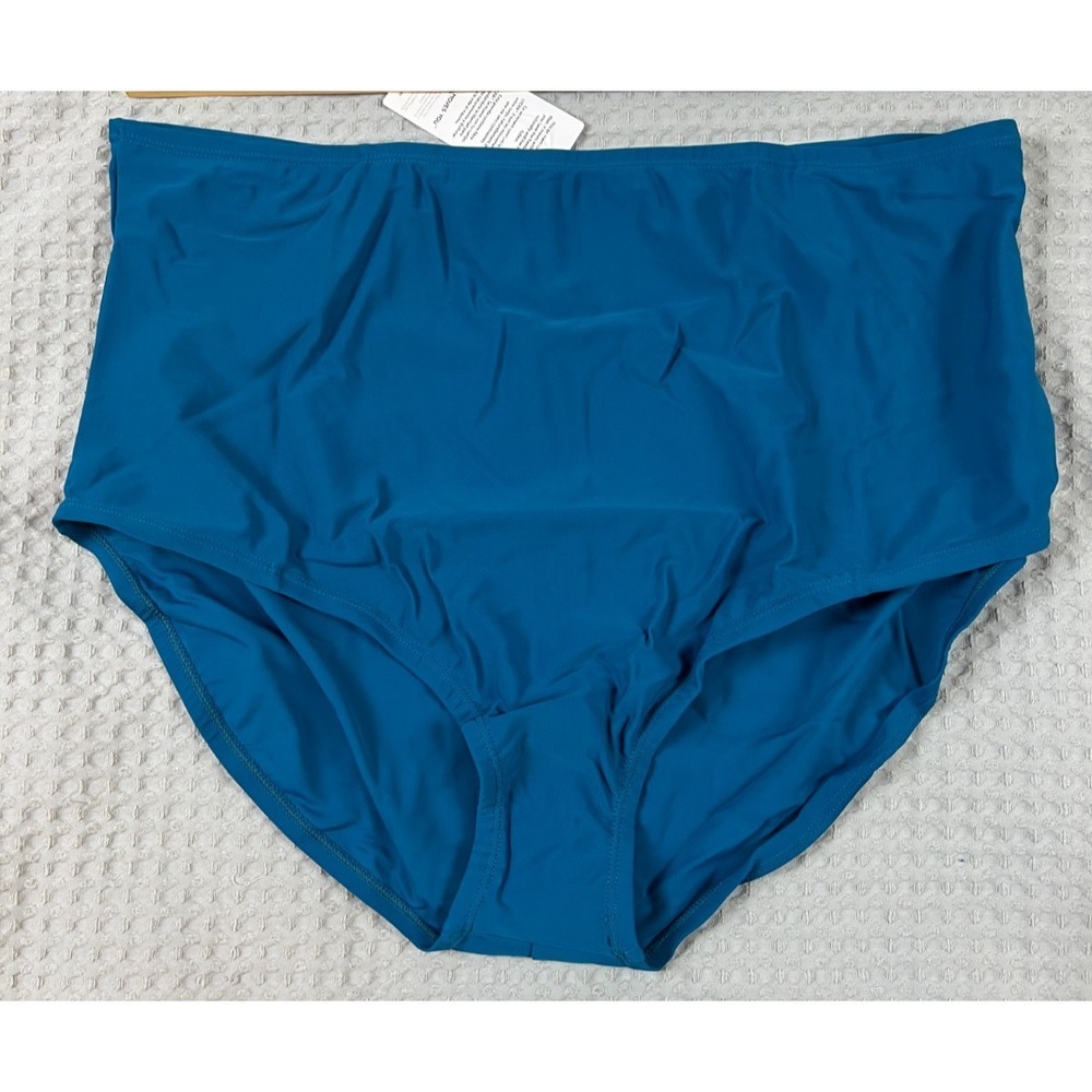 High Waist 3X Swim Suit Bottom Tummy Control w/Lining Beach Resort Vacation NWT